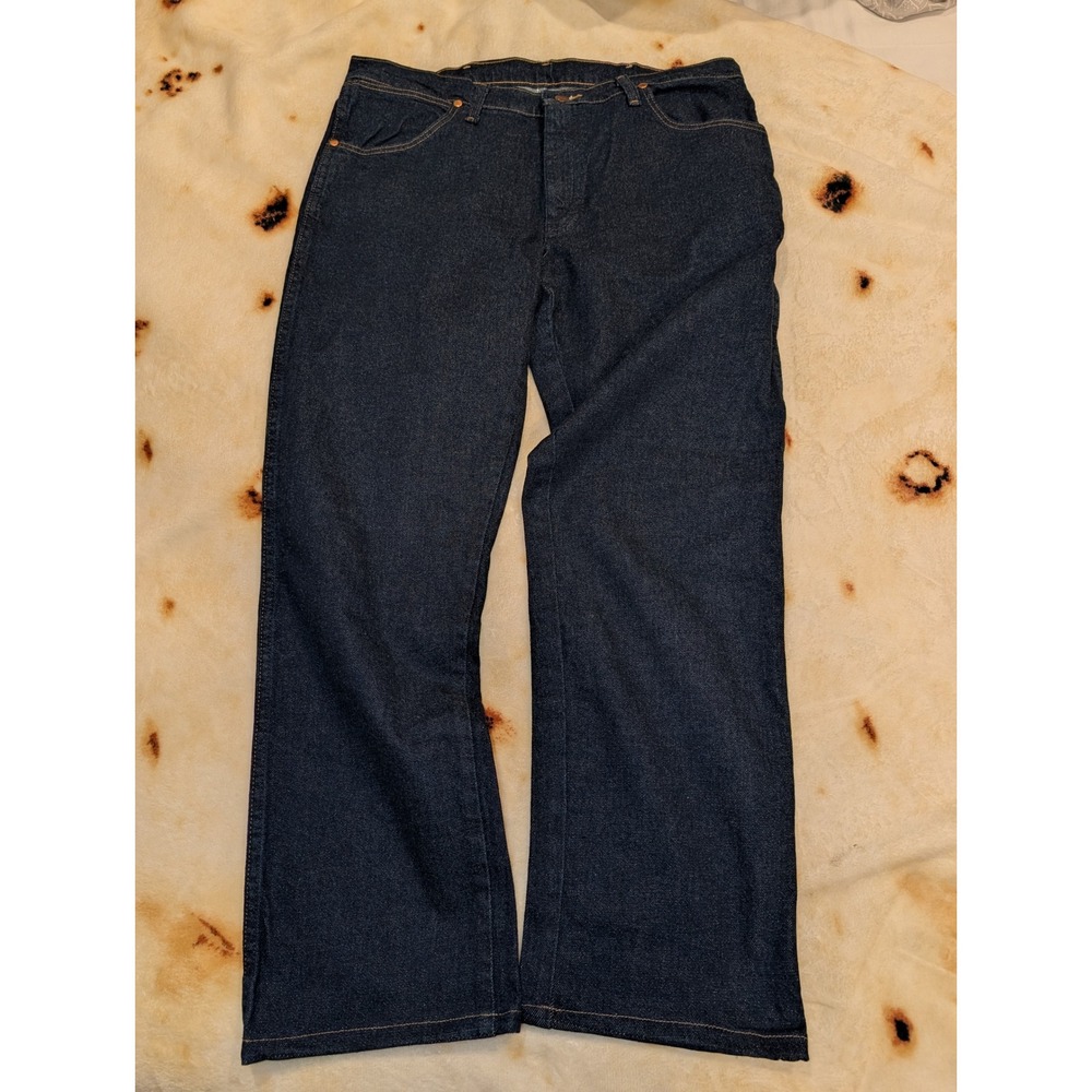 Wrangler Cowboy Cut Regular Fit Stretch Jeans Dark Wash 947STR 36x30 Mens